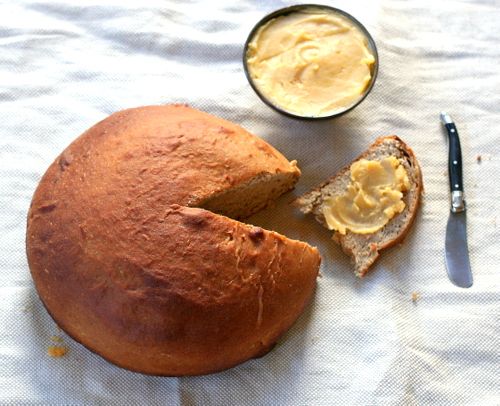 Holiday Spice Bread with Whipped Honey Butter