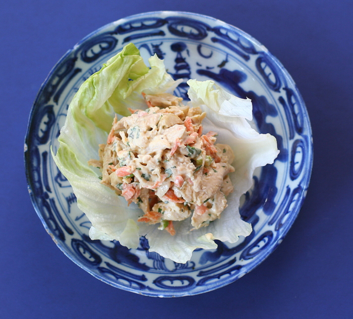 Asian Inspired Chicken Salad with Sesame Mayonnaise