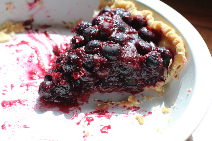 Seriously Fresh Blueberry Pie