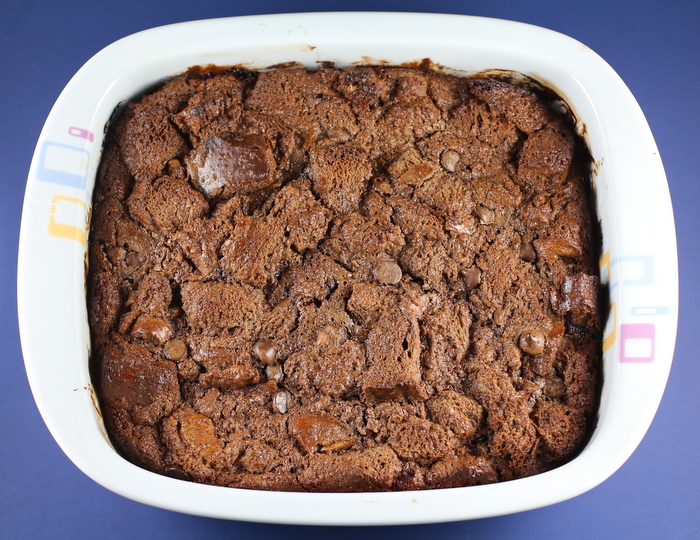 Decandent Chocolate Bread Pudding
