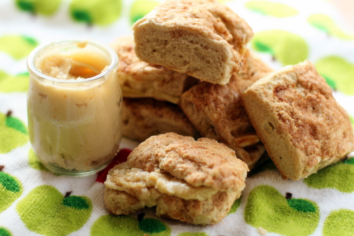 Maple Apple Biscuits with Whipped Maple Butter