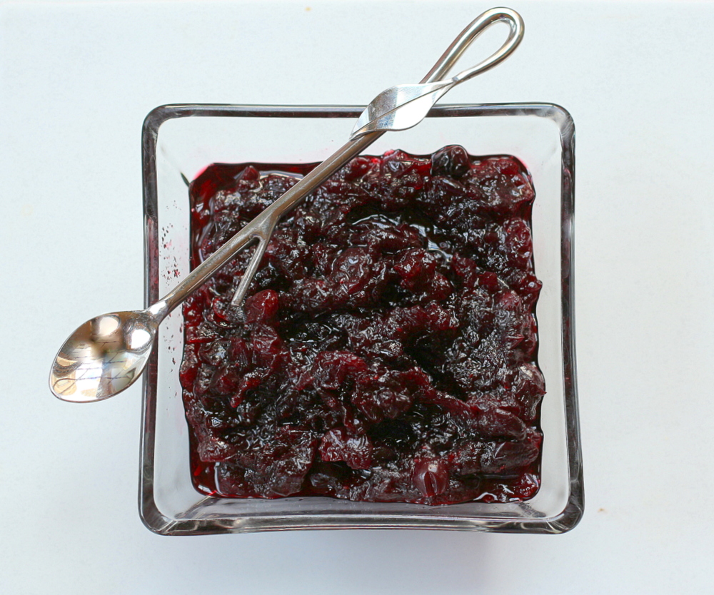 Luxurious Cranberry Port Compote
