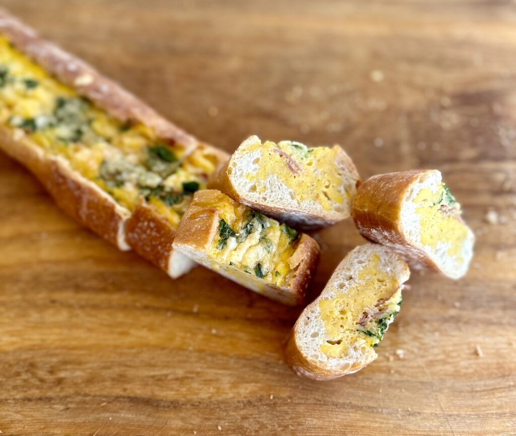 IMG_3990-1024x867 Egg Lorraine Baguette Boat