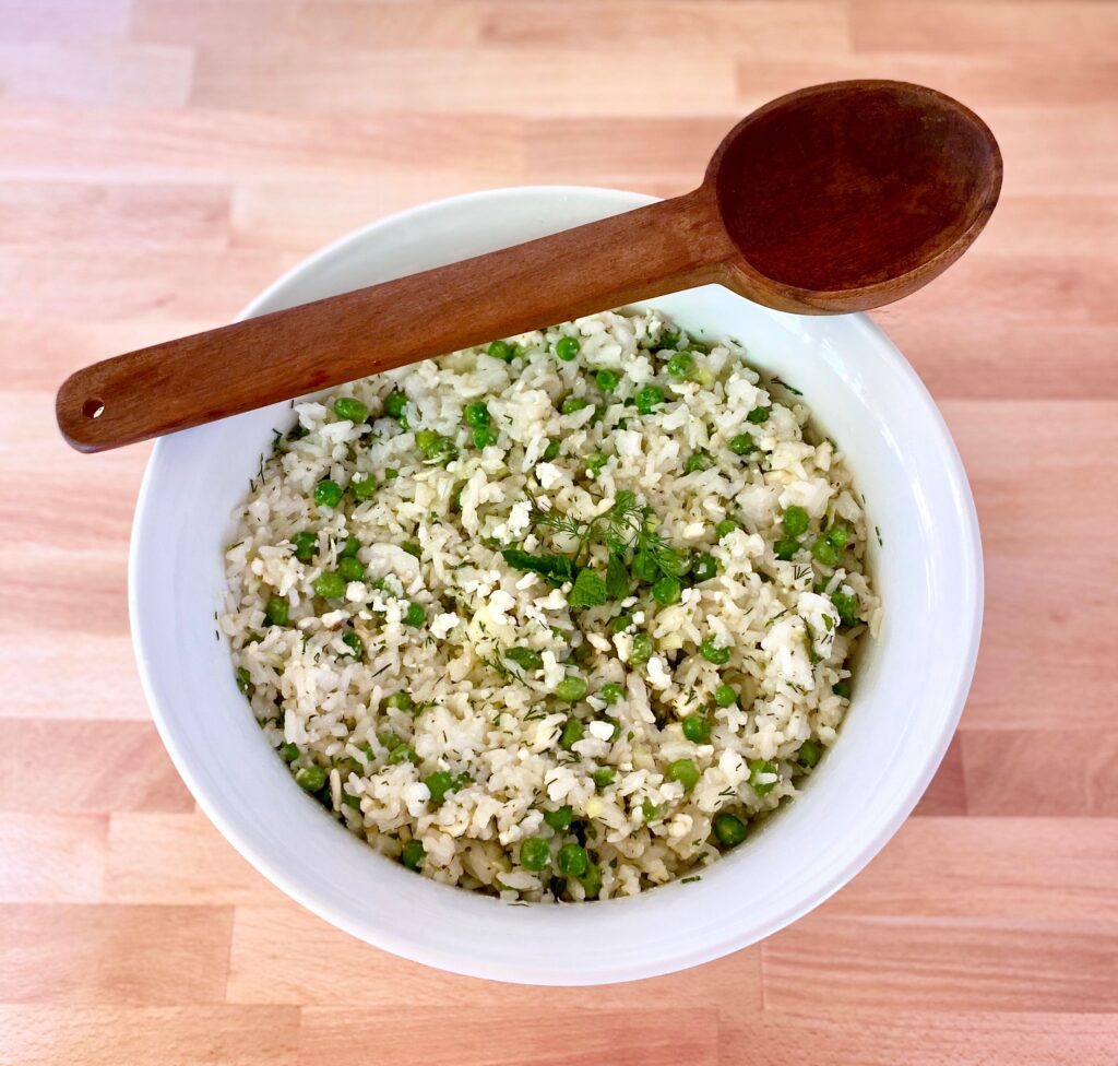 IMG_4891-1024x976 Rice, Pea and Feta Salad