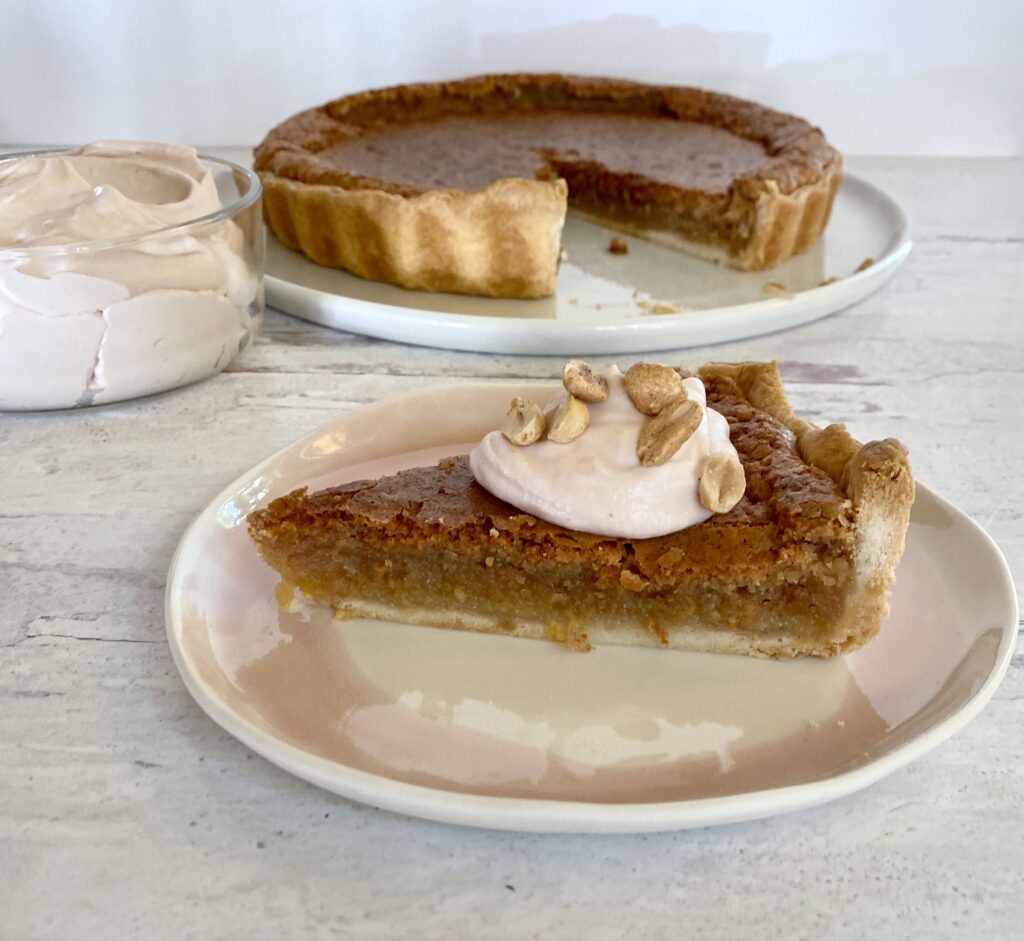 IMG_0939-1024x941 Peanut Butter Chess Pie with Strawberry Jam Whipped Cream