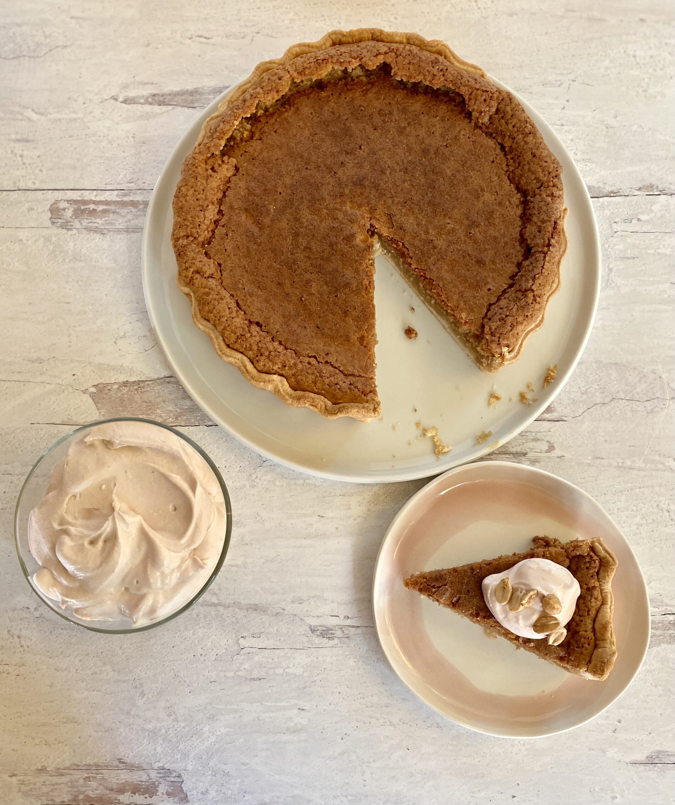 IMG_0942-scaled Peanut Butter Chess Pie with Strawberry Jam Whipped Cream