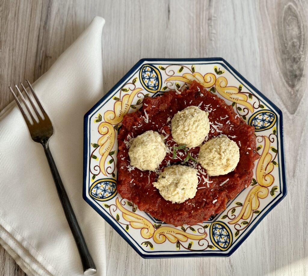 IMG_0355-1024x917 Ricotta Balls in Tomato Sauce