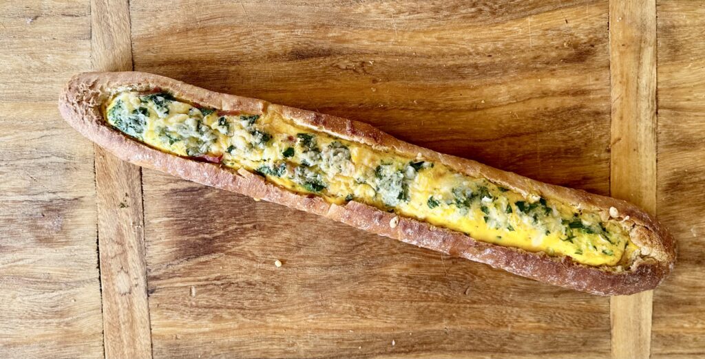 IMG_3974-1024x522 Egg Lorraine Baguette Boat