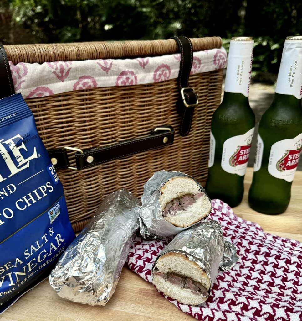 A065139F-40E5-459E-B8CB-63FD6E3ABE25.JPG-965x1024 Steak and Blue Cheese Tailgate Sandwiches