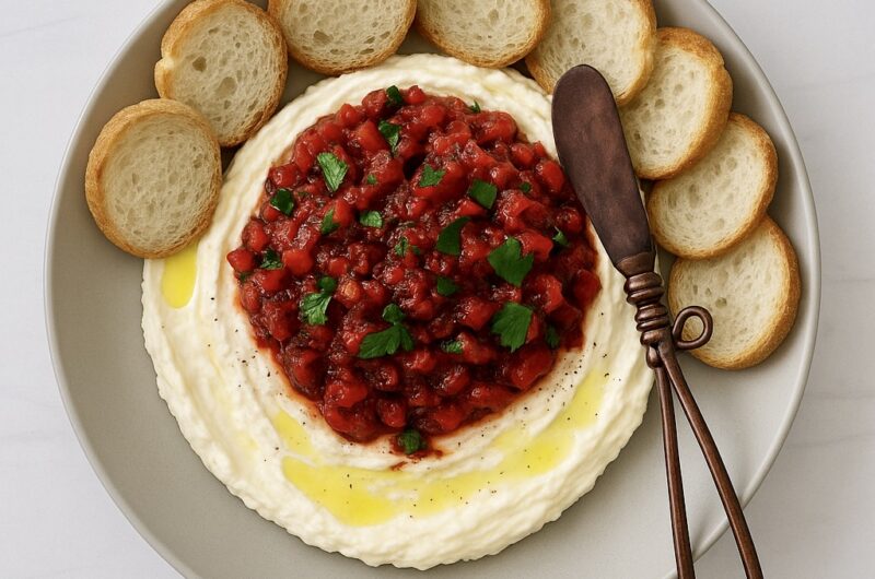 0d51f80e-67f1-4321-bb3d-146de1d29e64-800x530 Whipped Burrata with Tomato Caprese