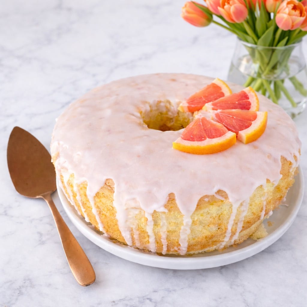 Image-178 Grapefruit Chiffon Cake